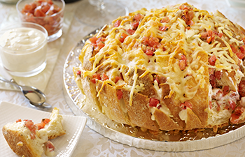 Kashi & Summer Fresh Appetizer Recipe � Cheesy Olive Bloomin' Bread