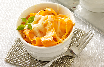 Kashi & Summer Fresh Appetizer Recipe � Artichoke & Asiago Carrot Parpadelle