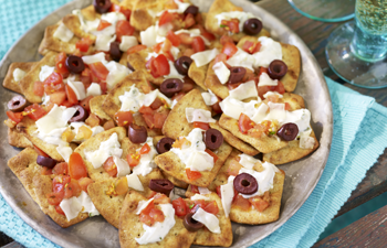 Kashi & Summer Fresh Appetizer Recipe � Mediterranean Nachos